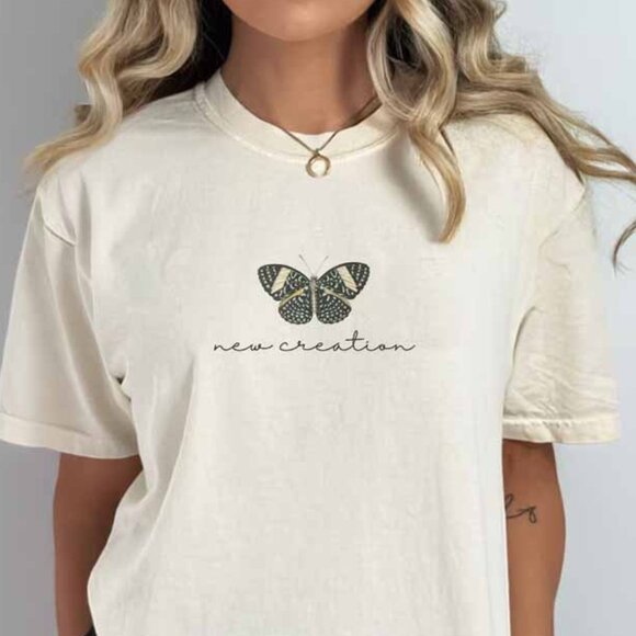 Gallidesigner Other - New Creation Butterfly Tee Shirt, Butterfly Lover Tee, Nature Lover Gift Shirt